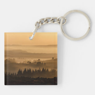 Sunset landscape keychain