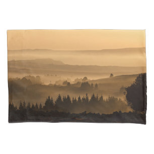 Sunset landscape pillowcase