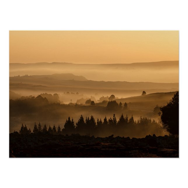 Sunset landscape poster (Front)