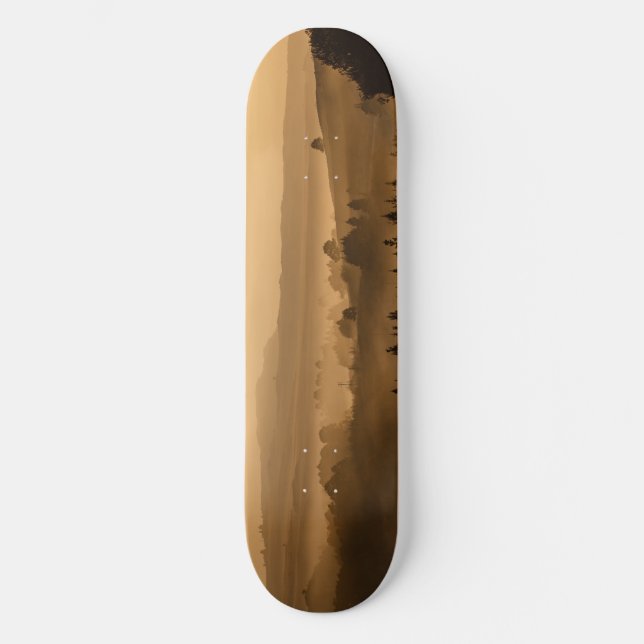 Sunset landscape skateboard (Front)