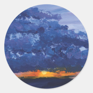 Sunset Landscape Stickers
