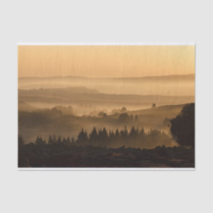 Sunset landscape tissue paper