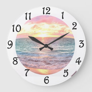 Sunset Large Clock
