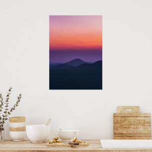 Sunset layers poster