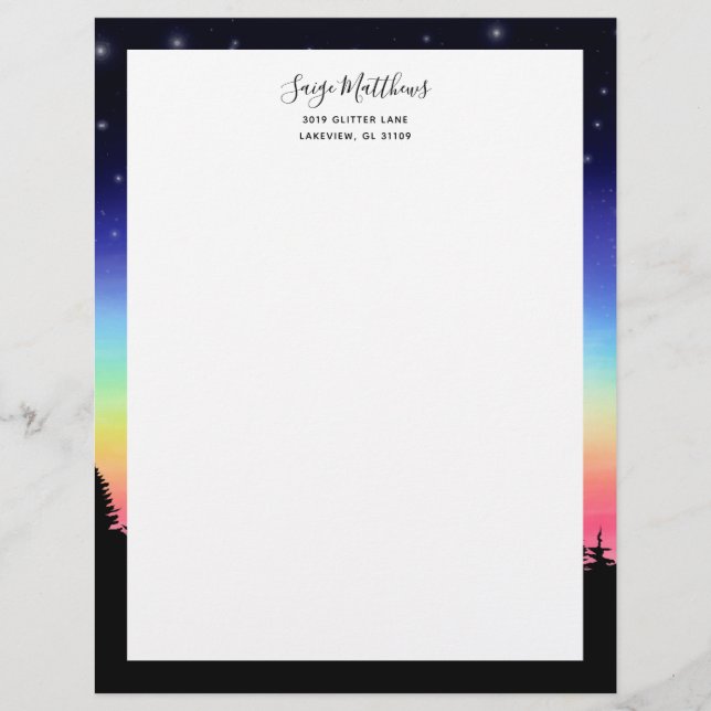 Sunset Letterhead (Front)
