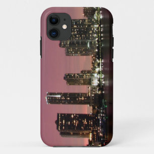 Sunset light over Miami after a storm iPhone 11 Case