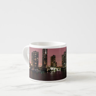 Sunset light over Miami after a storm Espresso Cup