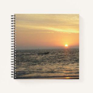 Sunset Lines & Soft Reflections Notebook