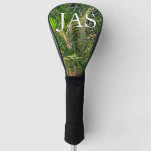 Sunset Lit Palm Fronds Tropical Golf Head Cover
