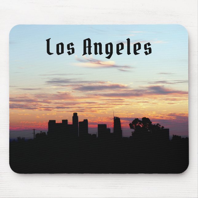 Sunset Los Angeles Mouse Pad (Front)