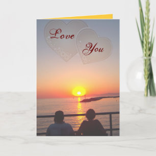 Sunset Love_ Holiday Card
