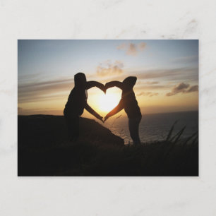 Sunset Love Postcard
