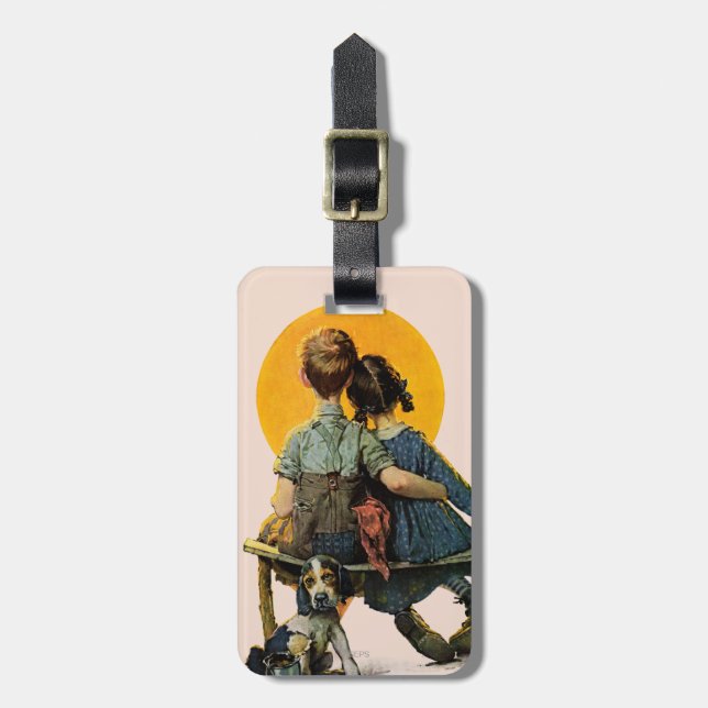 Sunset Luggage Tag (Front Vertical)