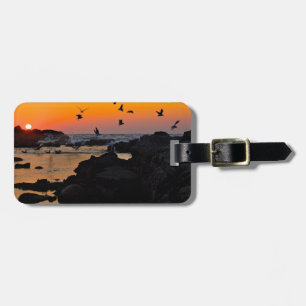 Sunset luggage tag