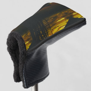 Sunset Magic Abstract Golf Head Cover