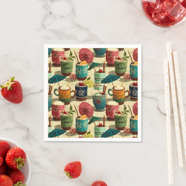 Sunset Mai Tais Napkin (Insitu)