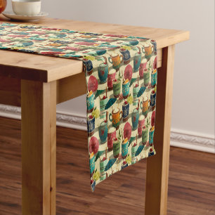 Sunset Mai Tais Short Table Runner