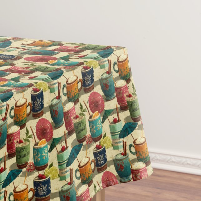 Sunset Mai Tais Tablecloth (In Situ)