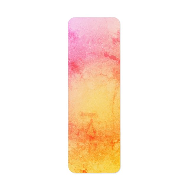 Sunset Marble Address Label (Front)