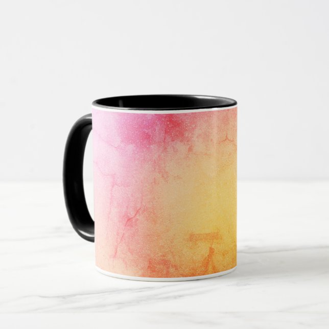 Sunset Marble Gradient Coffee Mug (Front Left)