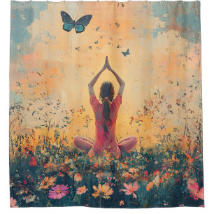Sunset Meadow Meditation with Butterflies (1)
