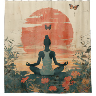 Sunset Meadow Meditation with Butterflies (5)