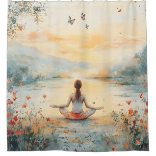Sunset Meadow Meditation with Butterflies (6)