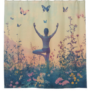 Sunset Meadow Meditation with Butterflies (7)