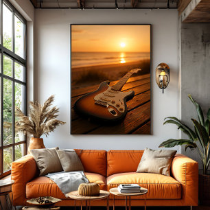 Sunset Melody Canvas Print