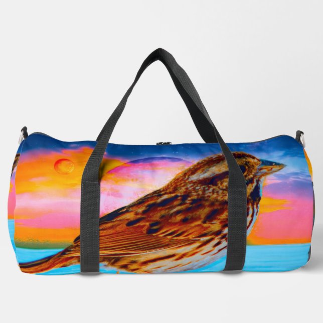 Sunset Melody Duffle Bag (Front)