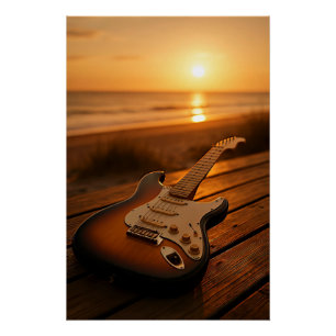 Sunset Melody Poster