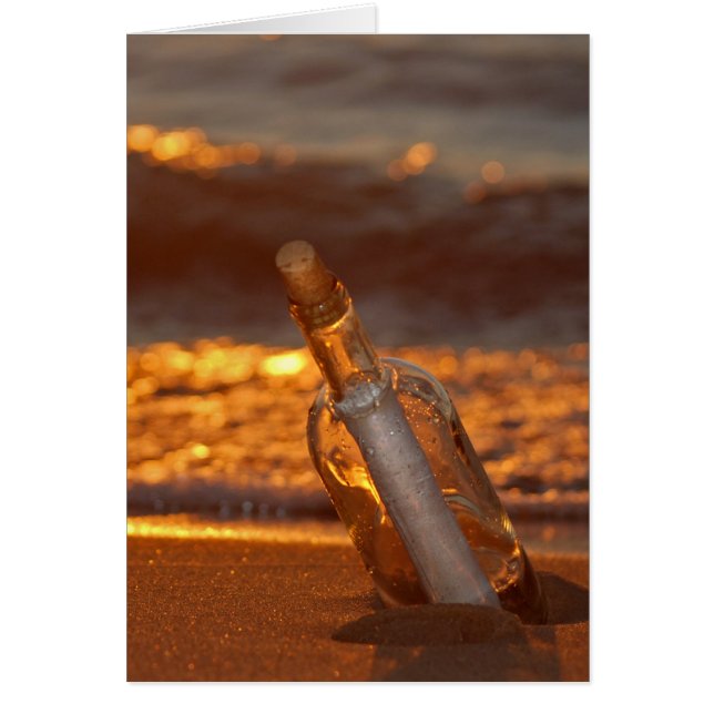 sunset message in a bottle (Front)