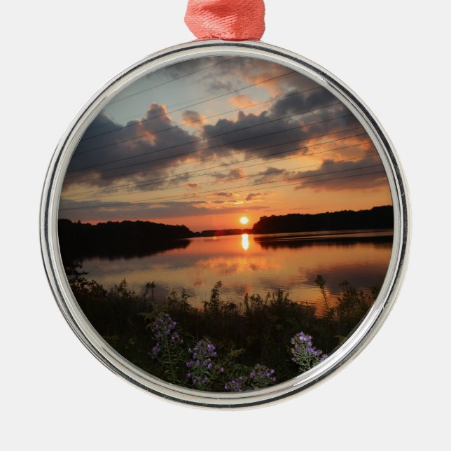 Sunset Metal Ornament (Front)