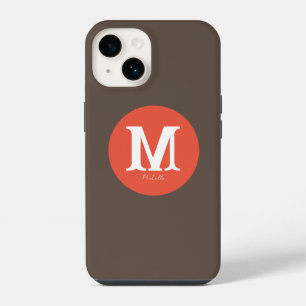 Sunset Minimal Monogram Case-Mate iPhone Case