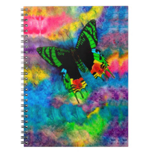 Sunset Moth 6.5 x 8.75 Notebook