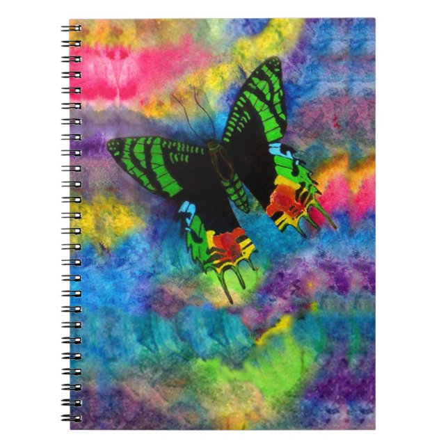 Sunset Moth 6.5 x 8.75 Notebook (Front)