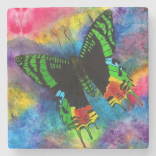 Sunset Moth Coaster