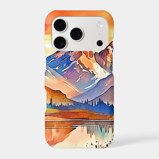 Sunset Mountain Art Design (Back)