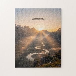 Sunset Mountain Puzzle christian Gift