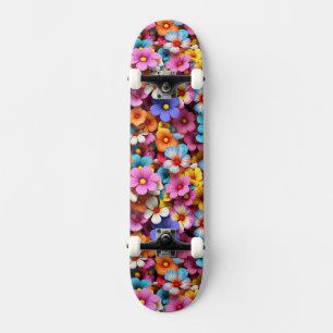 Sunset Mountains Landscape Scenery Skateboard
