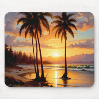 sunset mouse pad