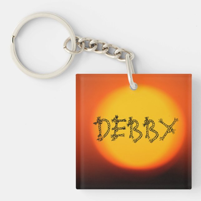 Sunset Name KeyChain (Front)