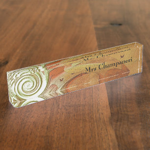 Sunset nameplate