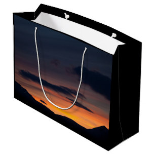 Sunset Nature Photo  Large Gift Bag