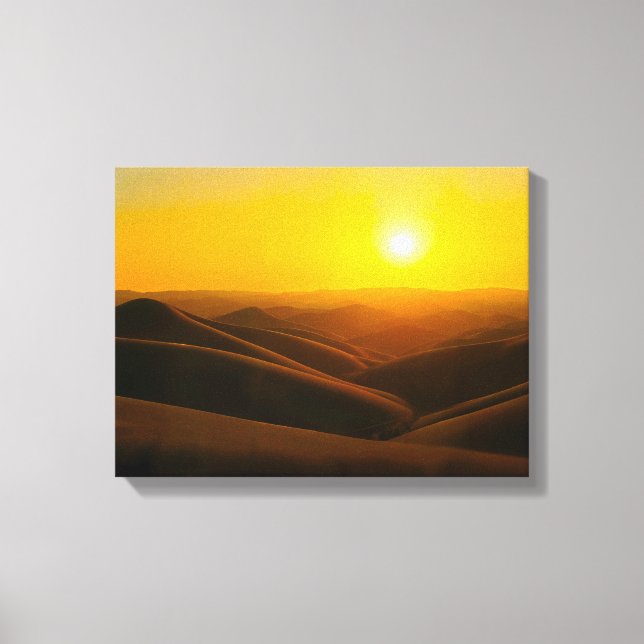 Sunset No. 1 - Sunset Series Canvas Print (Front)
