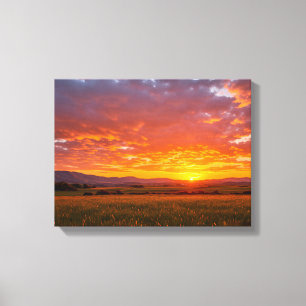 Sunset No. 2, Sunset Series Canvas Print