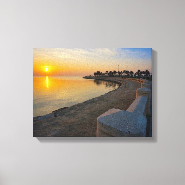 Sunset No. 6, Sunset Series Canvas Print (Front)