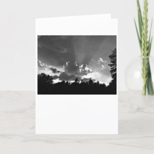 Sunset / Noir, card