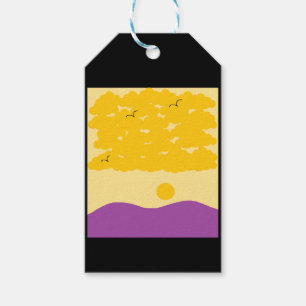Sunset o' Purple Hills Gift Tags
