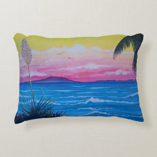 Sunset Ocean  Accent Pillow